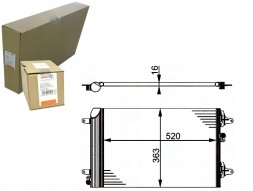 Behr Hella Service  Brh8fc 351 301-524 air conditioning condenser vw shara + driver assistant #33