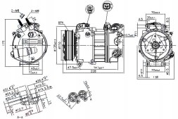 Nissens Air conditioning compressor jaguar xf xf sportbrake xj + driver assistant #31