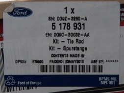 Ford OE DG9C-3D032-AA Steering rod right / left edge 2015- 2018-