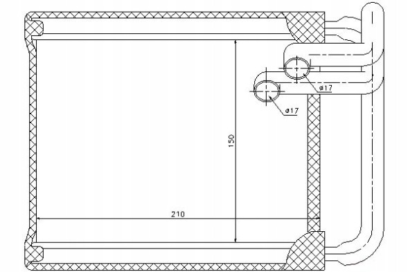 Nissens  Nis77632 heater (150x210x27) hyundai i30 + driver assistant #33