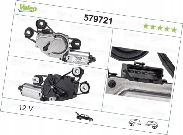 Valeo 579721 Wiper motor rear seat ibiza 08-15 5d