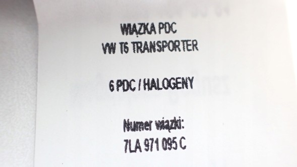 VAG-SYSTEM  New bumper beam front 6 pdc+ halogen vw t6 transporter 7la971095c