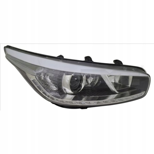 TYC  Headlight tyc left halogen with electric adjustment kia cee'd reflector