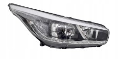 TYC  Headlight tyc left halogen with electric adjustment kia cee'd reflector