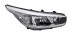 TYC  Headlight tyc left halogen with electric adjustment kia cee'd reflector