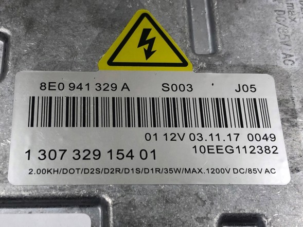 WOLLER H.169/197. Driver led xenon right left lamp 8e0941329a for audi a4 b7 2005-2007