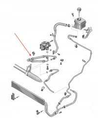 EACS 7L8422893AG Eacs tube power steering hose audi q7 07-15 4.2 fsi 7l8422893f
