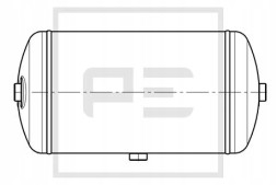 PE Automotive  Air tank of pneumatic system 026.051-00