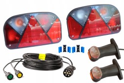 Mantes UT004978 Trailer light kit: aspock rear lamps + marker + 7m 7pin beam