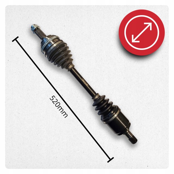 BRV  Half axle right honda civic v 5 (eg eh) 1.6 vti manual new