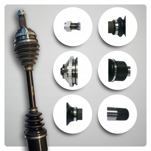 BRV  Half axle right honda civic v 5 (eg eh) 1.6 vti manual new