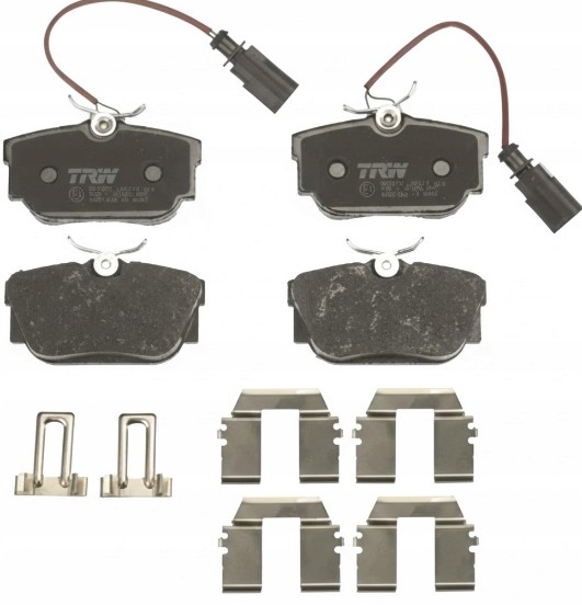 Polcar Klocki hamulcowe oś tylna TRW SEAT ALHAMBRA 10.97-03.10 5M21-2M008-BB Brake pads rear axle trw seat alhambra 10.97-03.10 5m21-2m008-bb