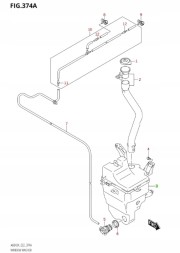 Suzuki OE  Suzuki kizashi - washer tank