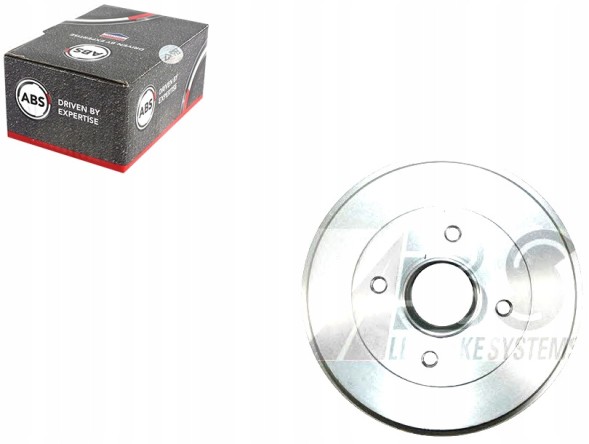 A.B.S. 108712007 ABS Abs2656-s brake drums renault kangoo 97- + driver assistant #33