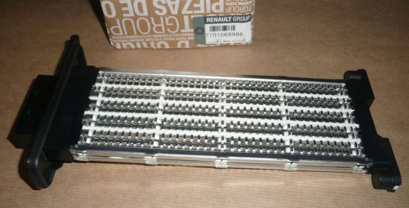 Renault OE 7701068986 Blower resistor r kangoo ii 7701068986