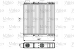 Valeo 811543 Heater 811543 valeo renault clio laguna iii