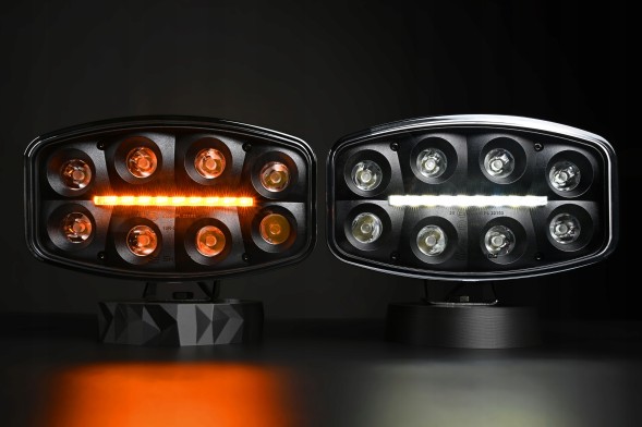 Skyled  Far-range headlamp skyled jumbo acetan black full led