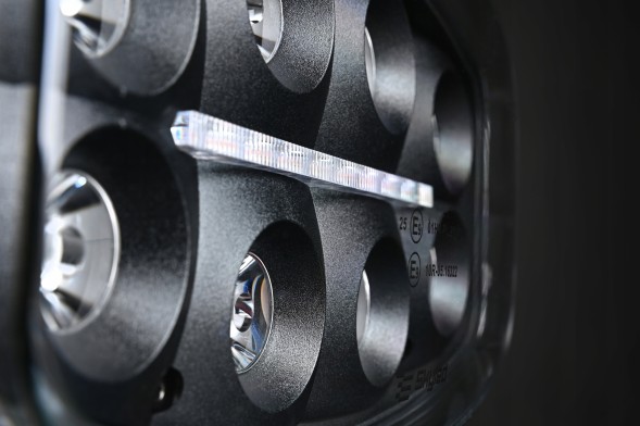 Skyled  Far-range headlamp skyled jumbo acetan black full led