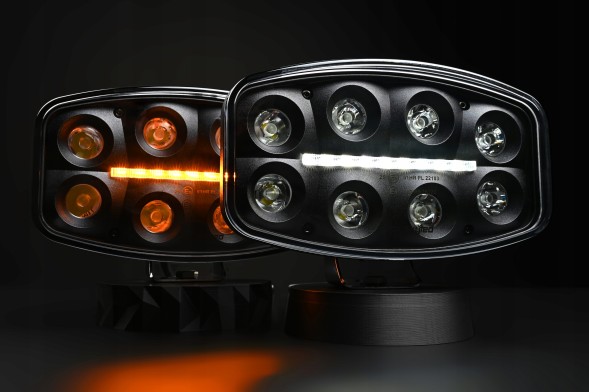 Skyled  Far-range headlamp skyled jumbo acetan black full led