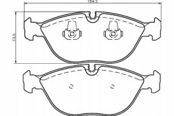 Textar Tex2148401 brake pads db front w210 280-550 4-mat + driver assistant #33