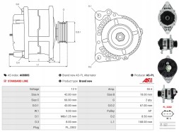 AS-PL  Bcs valiant 650 2.2; ferrari cobram 55 ar 2.2; cobram 65 ar 2.2; vega 95 3.