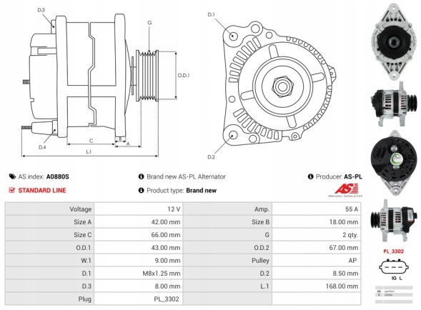 AS-PL  Bcs valiant 650 2.2; ferrari cobram 55 ar 2.2; cobram 65 ar 2.2; vega 95 3.