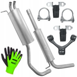 Polmostrów POL-H7S09Q7A0S6Q1N4 Volkswagen polo 4 iv 9n 01 silencer kit - 09 1.9 sdi / 1.9 tdi hatchback