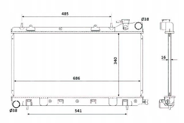 NRF  Subaru forester impr nrf + collision assistant #34