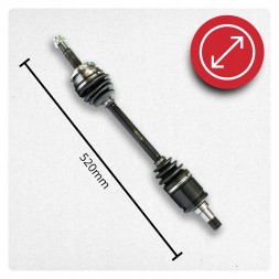 BRV B2051 Half axle left toyota rav 4 iii (a3) 2.4 +4wd automatic new