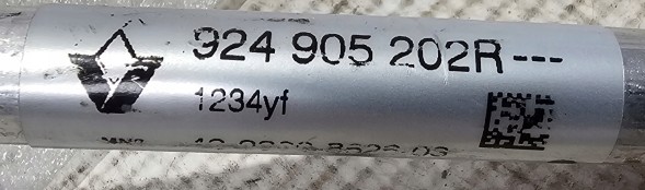 Renault OE 924905202R RENAULT OE ORG New org hose air conditioning tube renault arkana 1.2 tce 924905202r