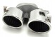Proteile A8902 Mercedes cla 45 amg w118 c118 a45 w177 glb x247 silencer exhaust tips