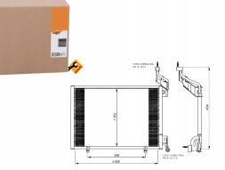 NRF 86228230 NRF Nrf35976 air conditioning condenser ford fiesta 1,6tdc + driver assistant #33