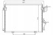 Nissens  Air conditioning condenser mitsubishi pajero iii 2.5d- + driver assistant #31