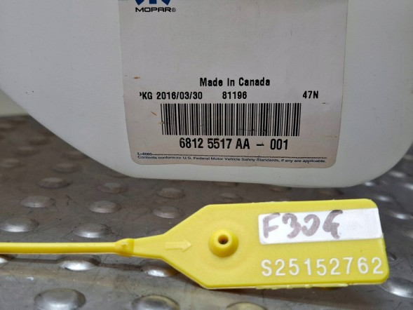 Chrysler OE 05113651AD Washer reservoir lancia voyager chrysler voyager caravan 11-