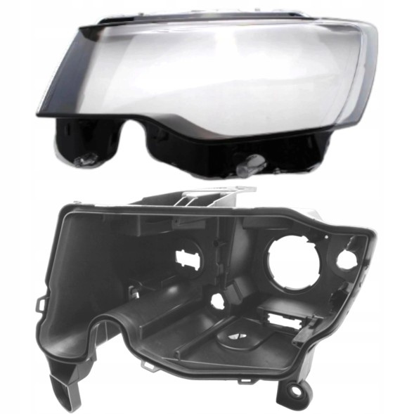 Mertt  Jeep grand cherokee iv wk2 2011-2021 headlight housing can lampshade glass