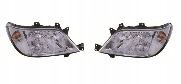 Depo  Lamp headlamp left mercedes sprinter 2t / 3t (02-)