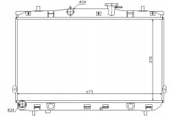 Nissens Engine cooler hyundai elantra 1.6/1.8/2.0 06.0 + collision assistant #34