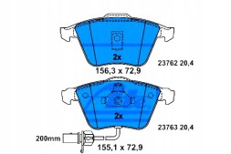 ATE  Ate brake pads audi front a6 1,8-3,0 97-05 + driver assistant #28