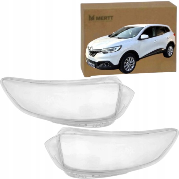 Mertt  Renault cadjar 2015-2018 left right lampshade headlight glass front lamp