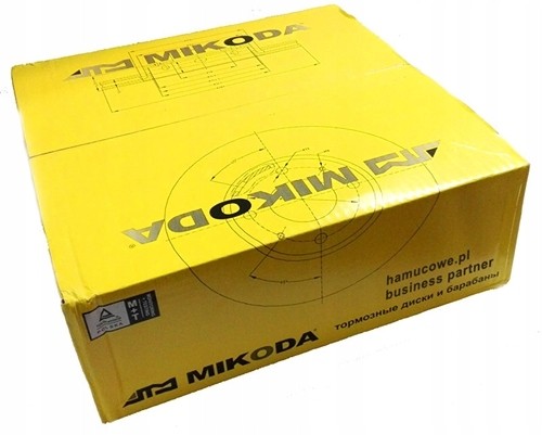 ATM Mikoda 45028s_25012 Drilled discs notched sport gt pads rear mitsubishi lancer viii 8 07-