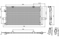 Nissens 86220250 NIS Nis94652 air conditioning cooler (with dehumidifier) mg + driver assistant #33