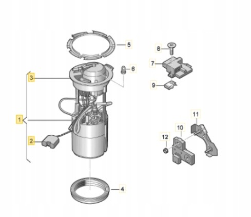 CHINA  Fuel pump float tank audi q5 sq5 porsche macan 95b 8r0919050e