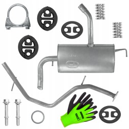 Polmostrów POL-V5X52N4E5Q6R0S3 Set of silencers toyota auris 2 ii e180 12 - 18 1.8 hatchback freebie