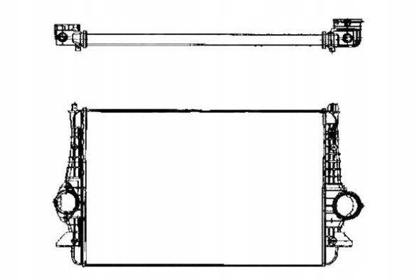 NRF  Intercooler vw sharan 1,9 2,0d nrf + driver's essential #37