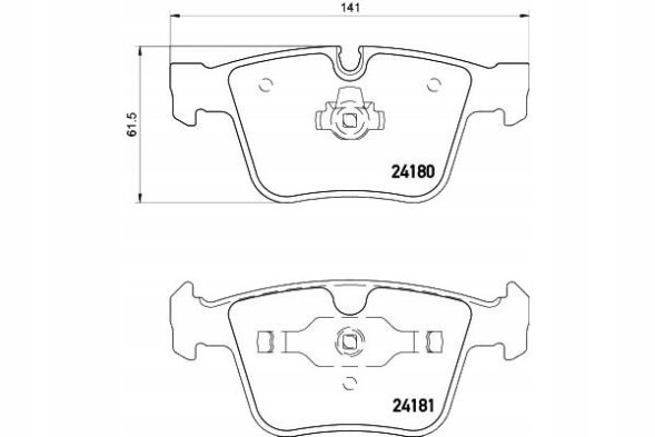 Textar 59561852 TEX Tex2418001 brake pads db rear w221/c216 amg 5,5-6, + driver assistant #33