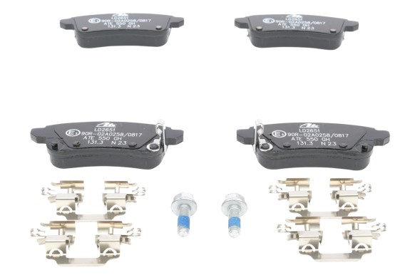ATE 13.0470-2651.2 Ate brake pads. Renault captur ii 20- rear