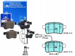 ATE PRO/13.0470-2767.2 ATE Alfa romeo giulietta 1 ceramic brake pads + collision assistant #34