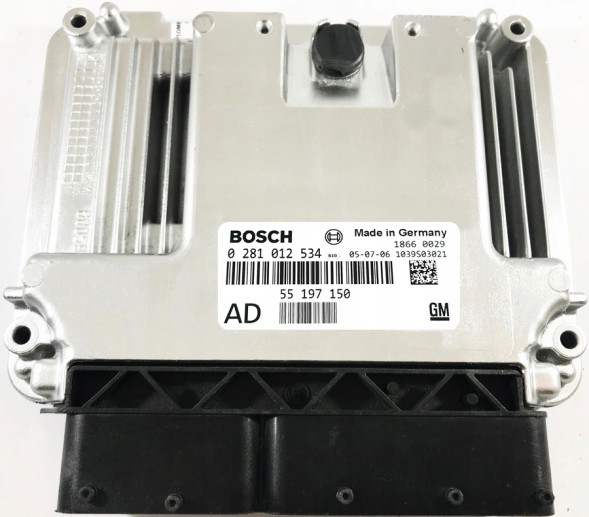 Bosch KOMPUTER ECU OPEL VECTRA 0281012534 55197150 + PIN.SERWIS Computer ecu 0281012534 55197150 + pin
