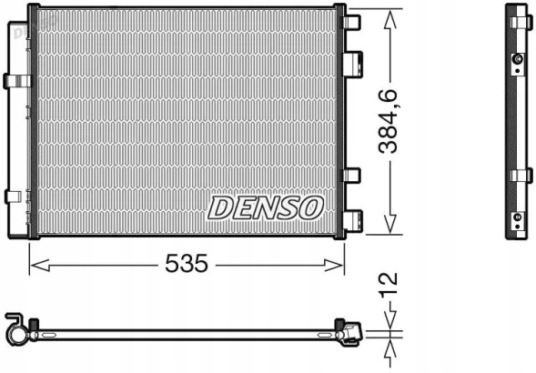 Denso DCN41020 Condenser air conditioning cooler dcn41020 denso