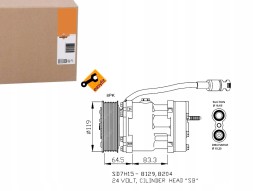 NRF NRF32751(iMOTO) Air conditioning compressor daf xf 95 xe280c-xf355m 01 + driver's essential #37